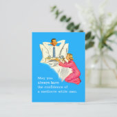 Carte postale sécurisée - Verticale (Debout devant)