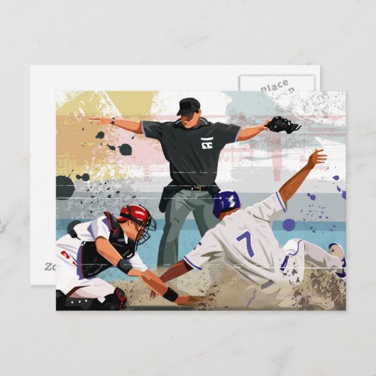 Carte Postale Sécurité à la maison (Devant / Derrière)