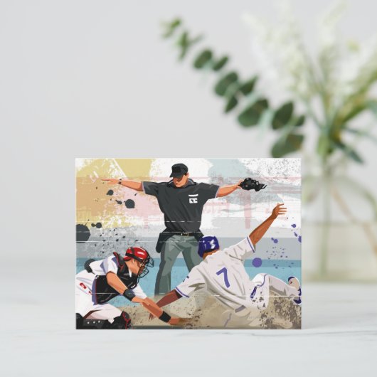 Carte Postale Sécurité à la maison (Debout devant)