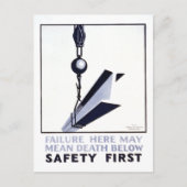 Carte Postale Sécurité d'abord (Devant)