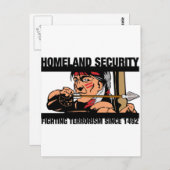 Carte Postale Sécurité intérieure (Devant / Derrière)