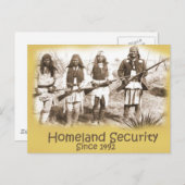 Carte Postale Sécurité intérieure (Devant / Derrière)