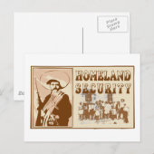 Carte Postale Sécurité intérieure mexicaine (Devant / Derrière)