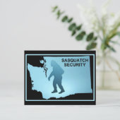 Carte Postale Sécurité Sasquatch (Debout devant)