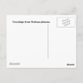 CARTE POSTALE SEDONA ARIZONA (Dos)