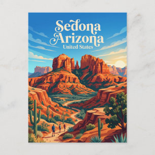 Carte Postale Sedona, Arizona, États-Unis Arizona