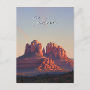 Carte Postale Sedona Arizona Travel Cathedral Rock