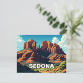 Carte Postale Sedona Arizona Travel Red Rocks (Debout devant)