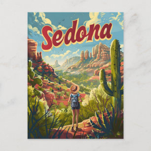 Carte Postale Sedona Arizona Vintage