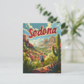 Carte Postale Sedona Arizona Vintage (Debout devant)