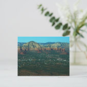 Carte Postale Sedona et Coffee Pot Rock d'en haut (Debout devant)