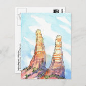 Carte Postale Sedona Sentinels (Devant / Derrière)