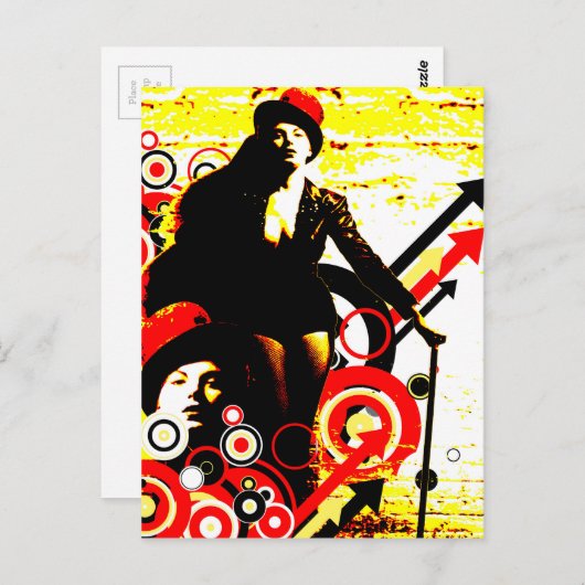 Carte Postale Séduction nostalgique - Interprète (Devant / Derrière)