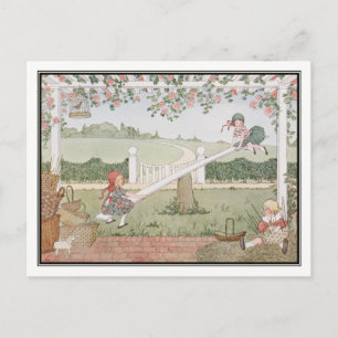 Carte Postale See-Saw, Marjorie Daw par H. Willebeek Le Mair