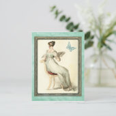 Carte Postale Seed Regency Lady - Turquoise (Debout devant)