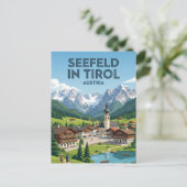 Carte Postale Seefeld in Tirol Autriche (Debout devant)