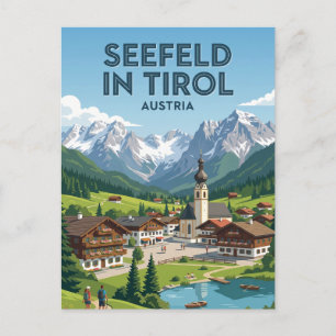 Carte Postale Seefeld in Tirol Autriche