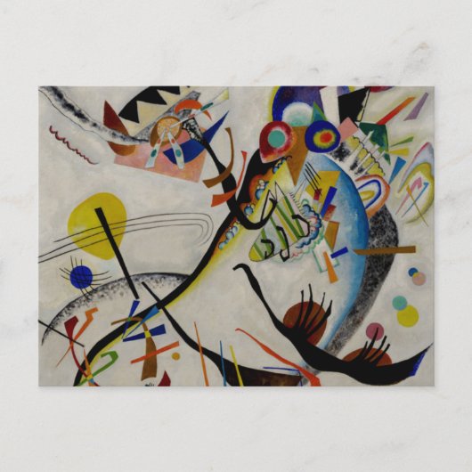 Carte Postale Segment bleu Kandinsky (Devant)