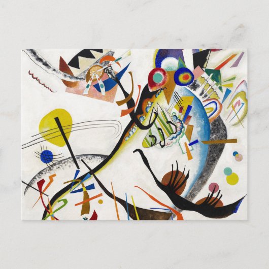 Carte Postale Segment bleu Kandinsky Poscard (Devant)