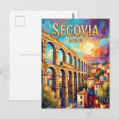 Carte Postale Ségovie Espagne (Devant / Derrière)