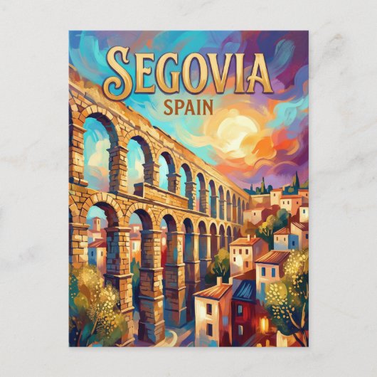 Carte Postale Ségovie Espagne (Devant)