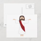 Carte Postale Seigneur Jésus Christ (Devant / Derrière)