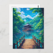 Carte Postale (Seijaku no Kohan) -  Lakeside Serenity (Devant / Derrière)