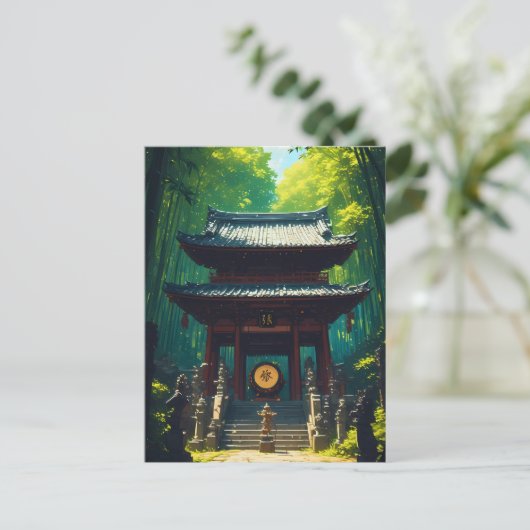 Carte Postale "Seijaku no Mon" – Porte de la Tranquillité (Debout devant)