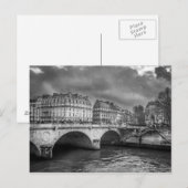 Carte Postale Seine de la Rivière Noire et Blanche (Devant / Derrière)