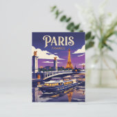 Carte Postale Seine Rivière France (Debout devant)