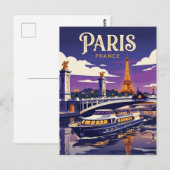 Carte Postale Seine Rivière France (Devant / Derrière)