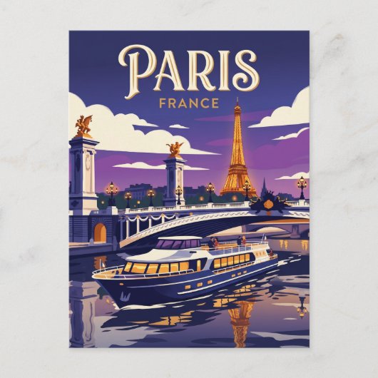Carte Postale Seine Rivière France (Devant)