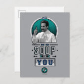 Carte Postale Seinfeld | Pas De Soupe Pour Vous Graphique (Devant / Derrière)