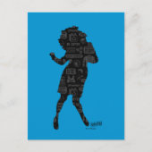 Carte Postale Seinfeld | Silhouette de danse d'Elaine (Devant)