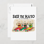 Carte Postale Seis De Mayo (Devant / Derrière)