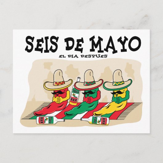 Carte Postale Seis De Mayo (Devant)