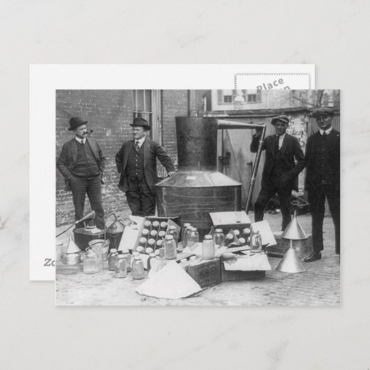 Carte Postale Seize Moonshine Toujours, 1922 (Devant / Derrière)