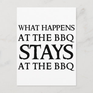 CARTE POSTALE SÉJOURNE AU BBQ