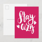 Carte Postale Séjournez confortable (Devant / Derrière)