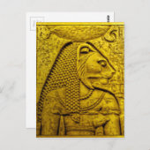 Carte Postale Sekhmet (Devant / Derrière)
