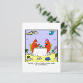 Carte Postale Sel : Carton de poisson (Debout devant)