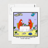 Carte Postale Sel : Carton de poisson (Devant / Derrière)