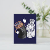 Carte Postale Sel et batterie (Debout devant)