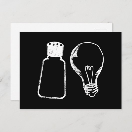 Carte Postale Sel & Lumière Be Ye Salt Bible Versets Matthieu 51 (Devant / Derrière)