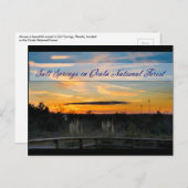 Carte postale Sel Springs (Devant / Derrière)