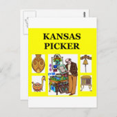 Carte Postale Sélecteur KANSAS (Devant / Derrière)