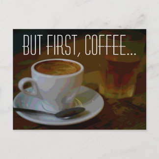 Carte Postale Sélection de cadeaux pour les amateurs de café