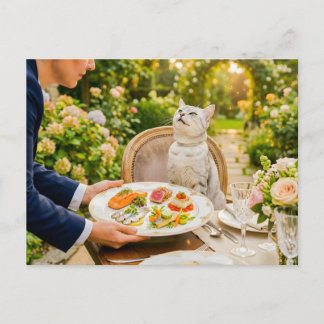 Carte Postale Sélection de morsures de poisson pour chat