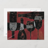 Carte Postale Sélection de vins (Devant / Derrière)