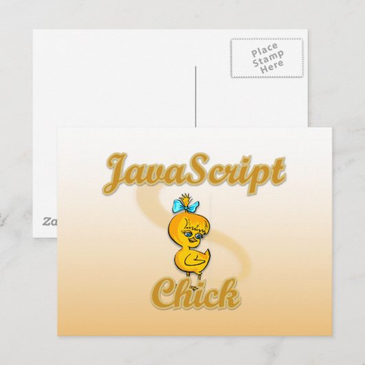 Carte Postale Sélection JavaScript (Devant / Derrière)